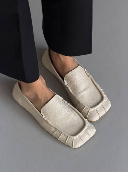 Ekskluzywne loafersy TM „Ari Andano”, jasny beż