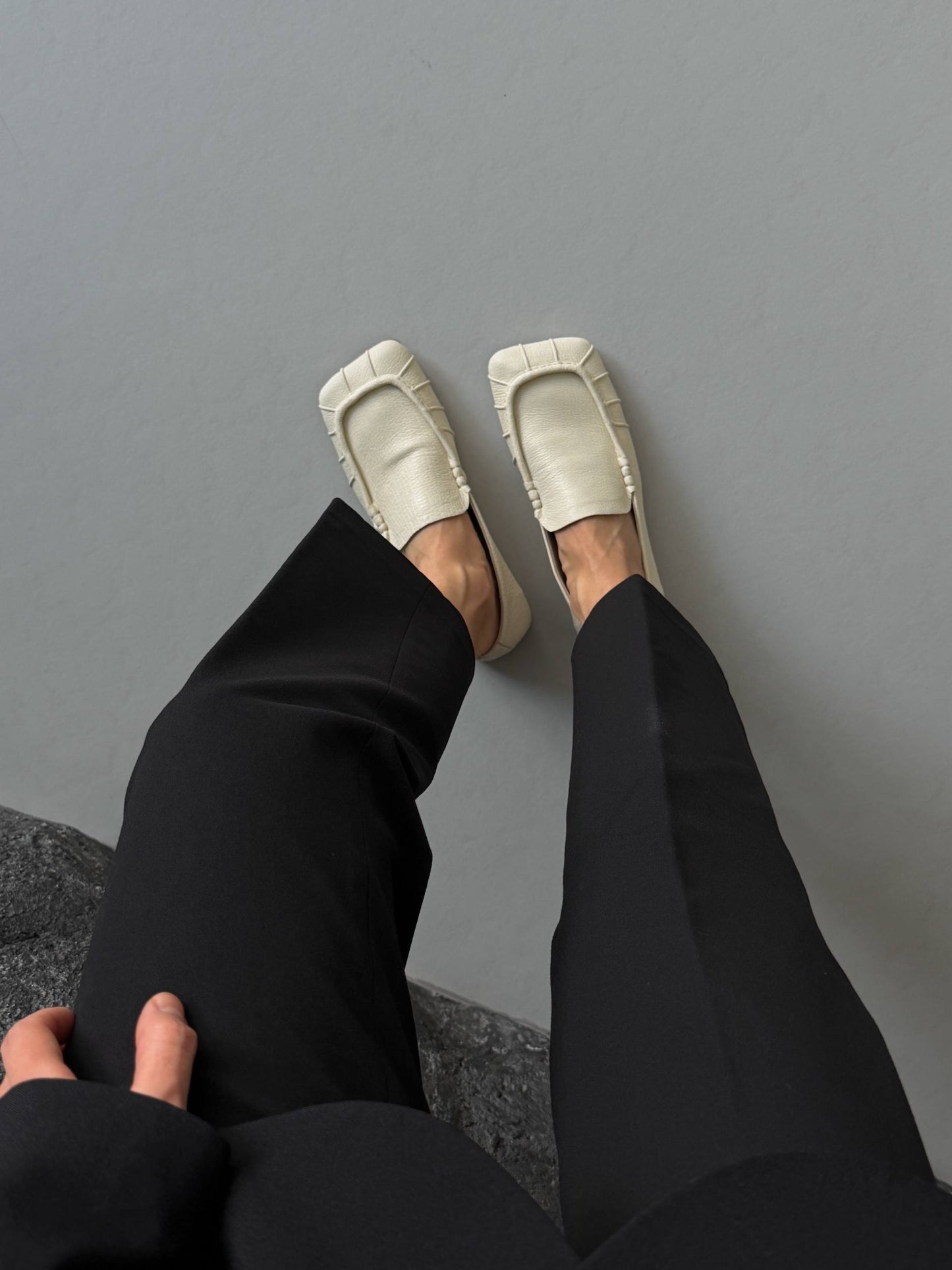 Ekskluzywne loafersy TM „Ari Andano”, jasny beż