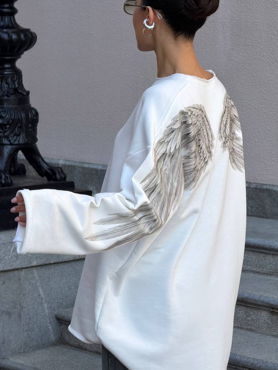 "GOD BLESS YOU" long-sleeve shirt