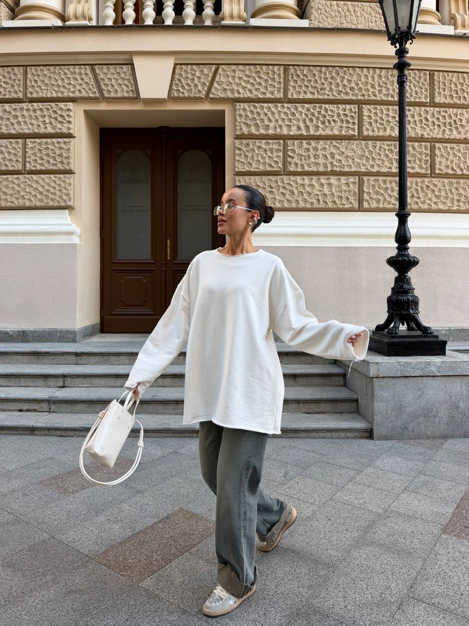 "GOD BLESS YOU" long-sleeve shirt