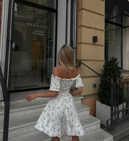 Floral print dress