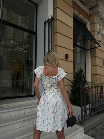 Floral print dress