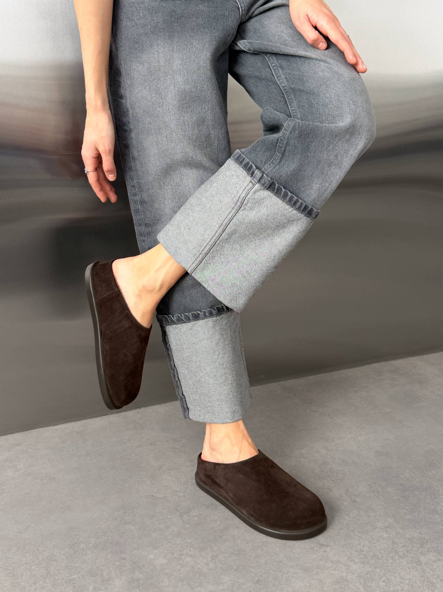 Анатомічні клоги barefoot, коричневий