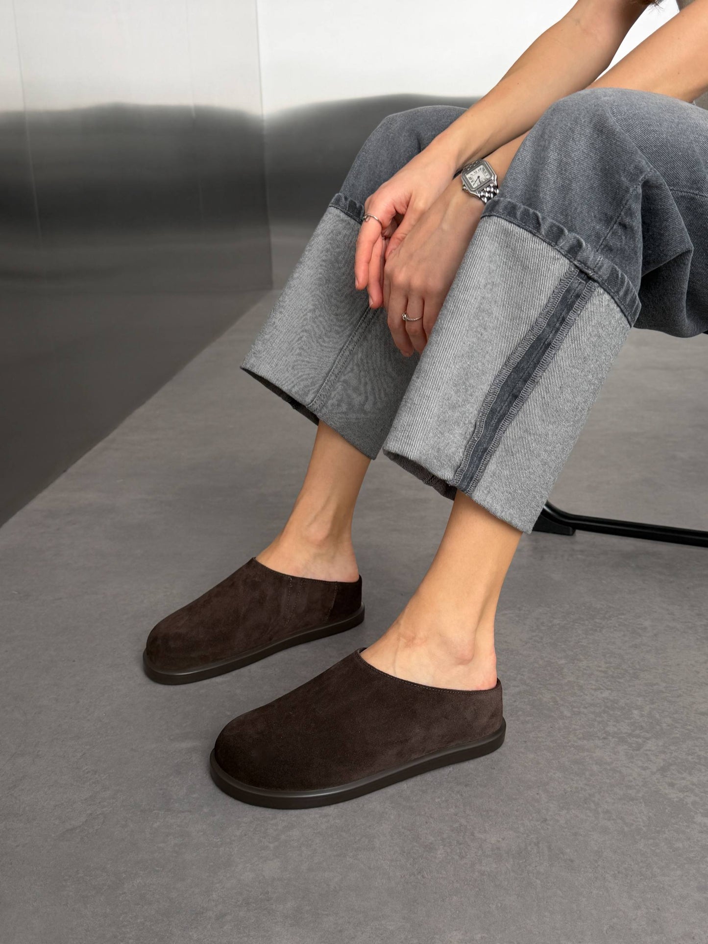 Анатомічні клоги barefoot, коричневий