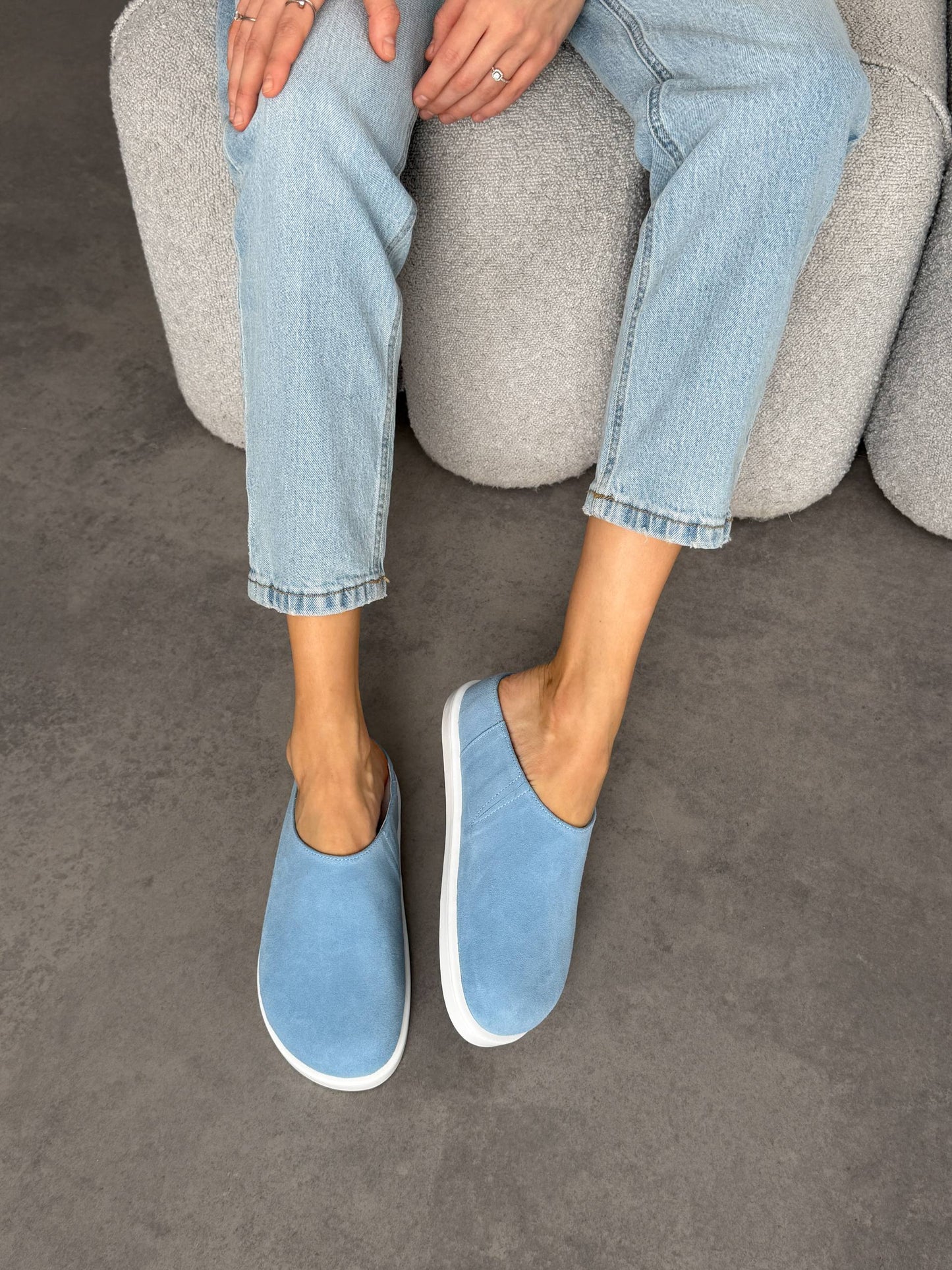 Анатомічні клоги barefoot, блакитний