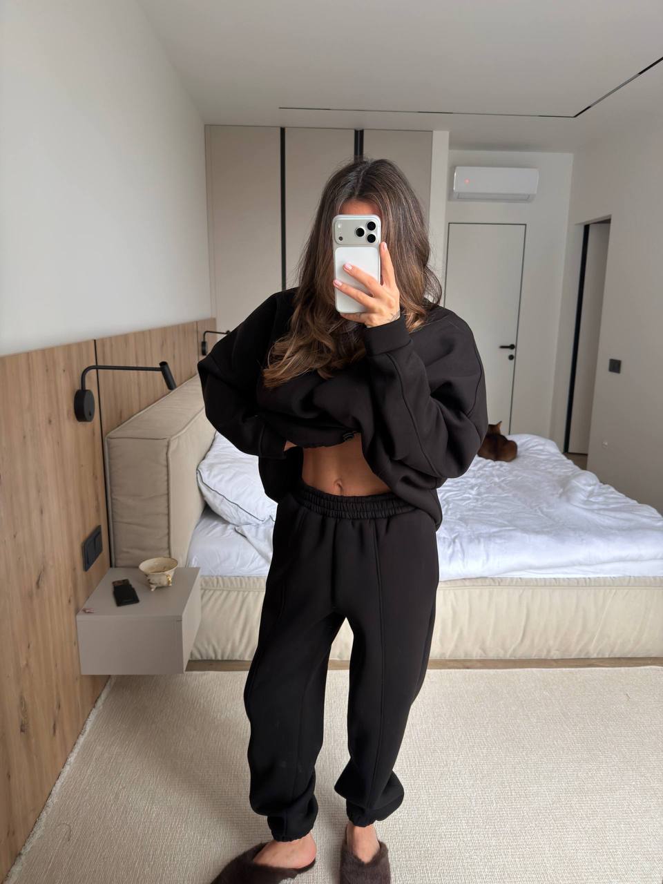 Warm suit: (hoodie and pants)
