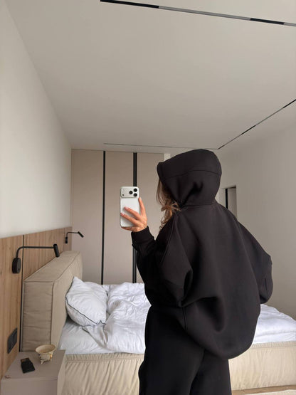 Warm suit: (hoodie and pants)