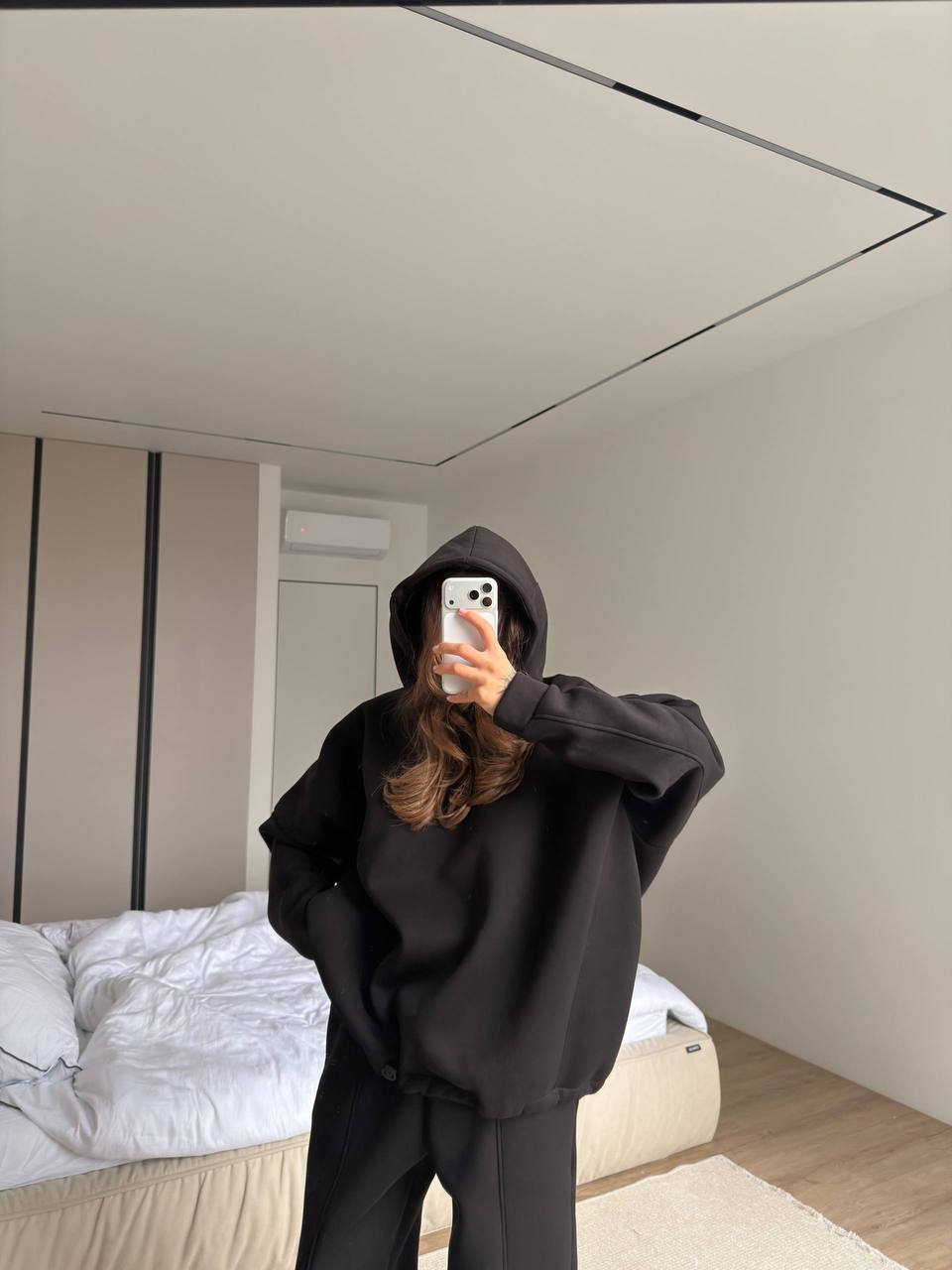 Warm suit: (hoodie and pants)