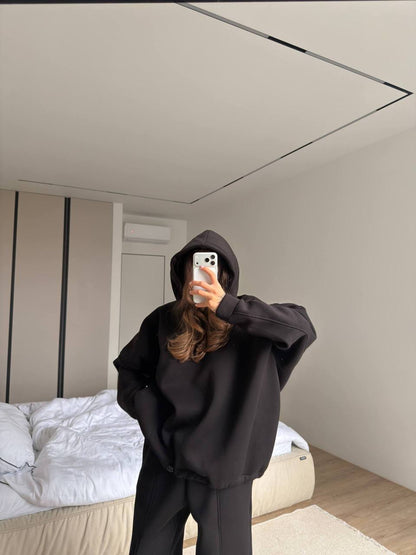 Warm suit: (hoodie and pants)