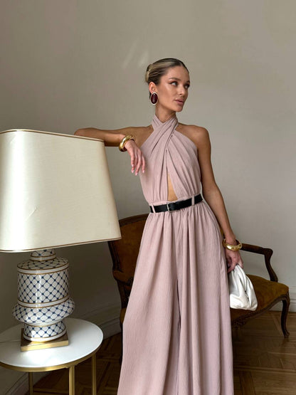 Stylish jumpsuit + belt