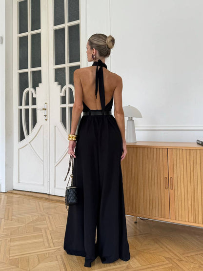 Stylish jumpsuit + belt