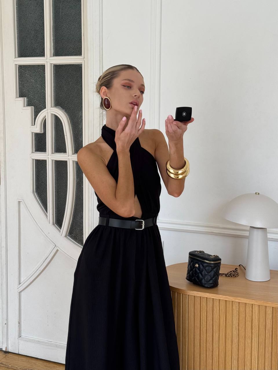 Stylish jumpsuit + belt