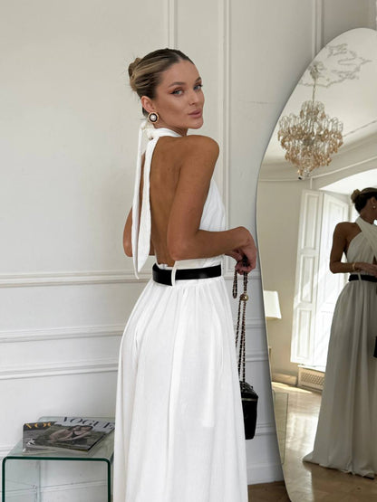 Stylish jumpsuit + belt