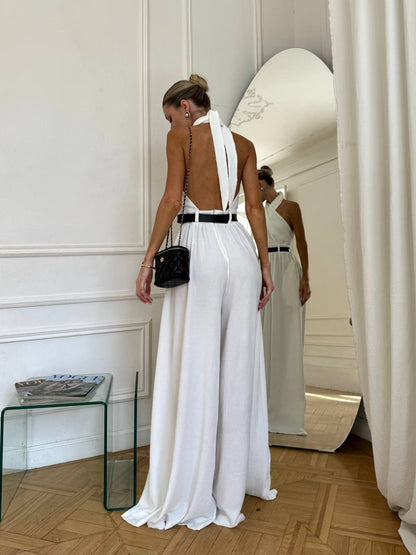 Stylish jumpsuit + belt