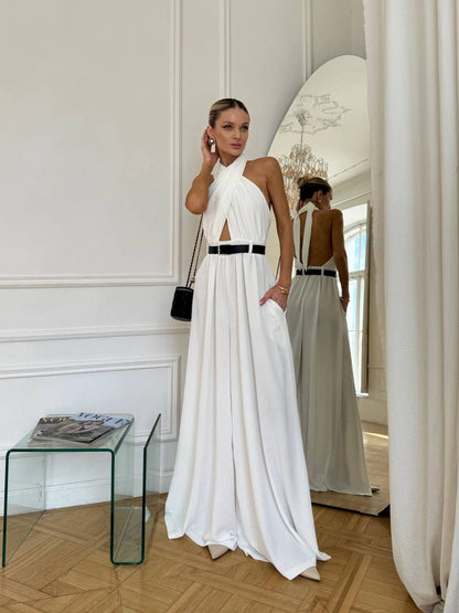 Stylish jumpsuit + belt