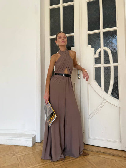 Stylish jumpsuit + belt