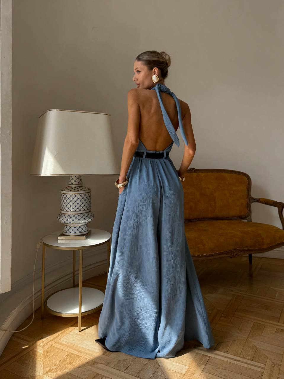 Stylish jumpsuit + belt