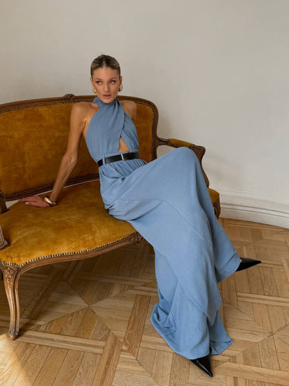 Stylish jumpsuit + belt