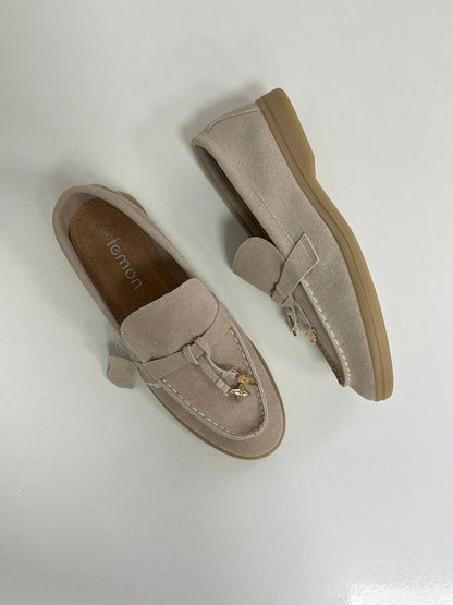Classic everyday loafers, beige