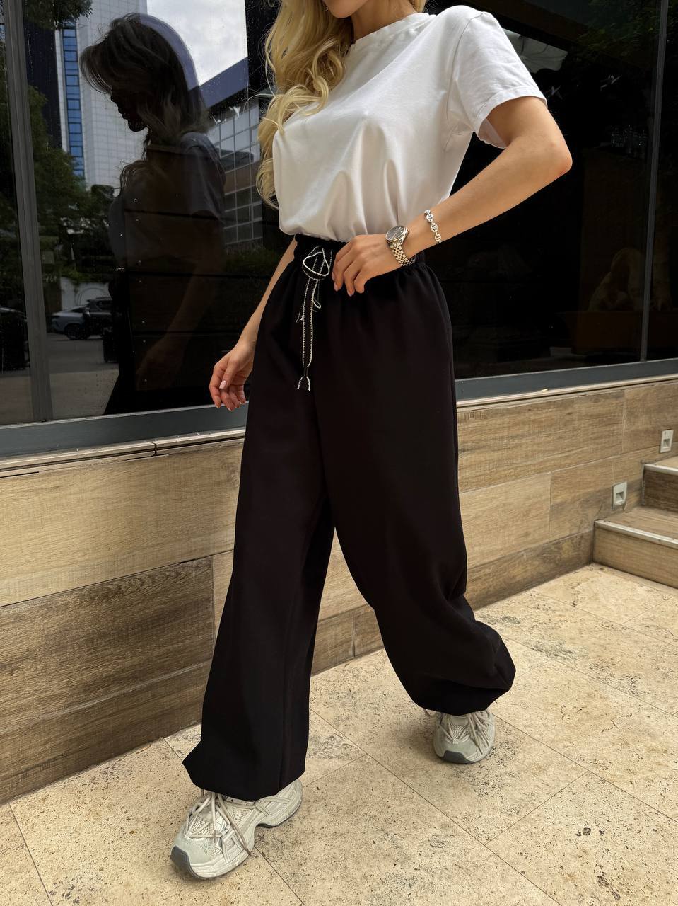 Sportowe spodnie oversize
