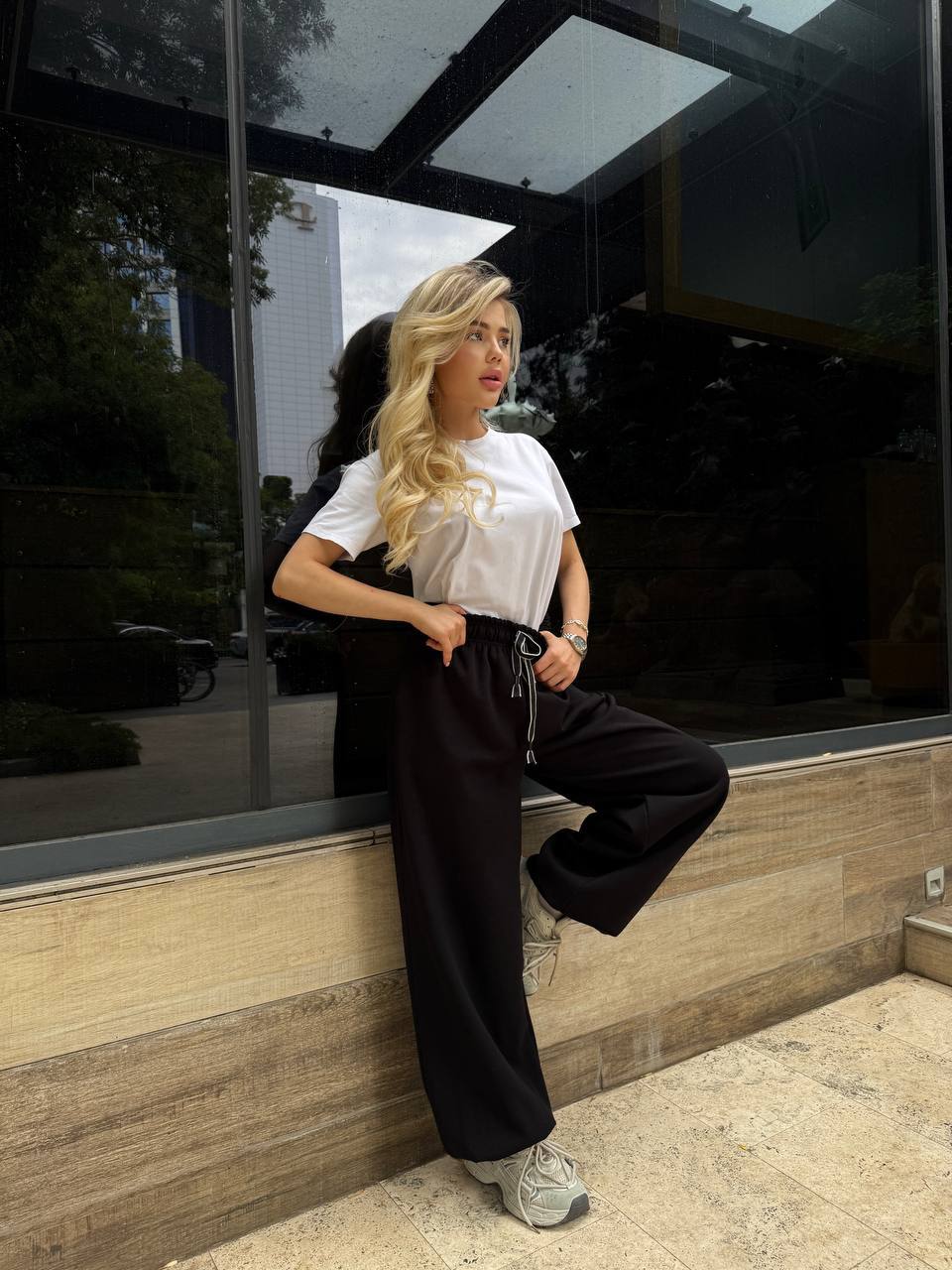 Sportowe spodnie oversize