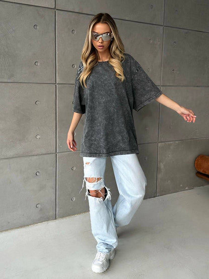 Oversized T-shirt with print