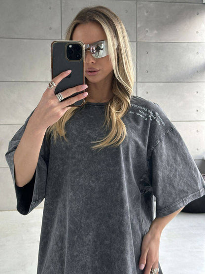 Oversized T-shirt with print