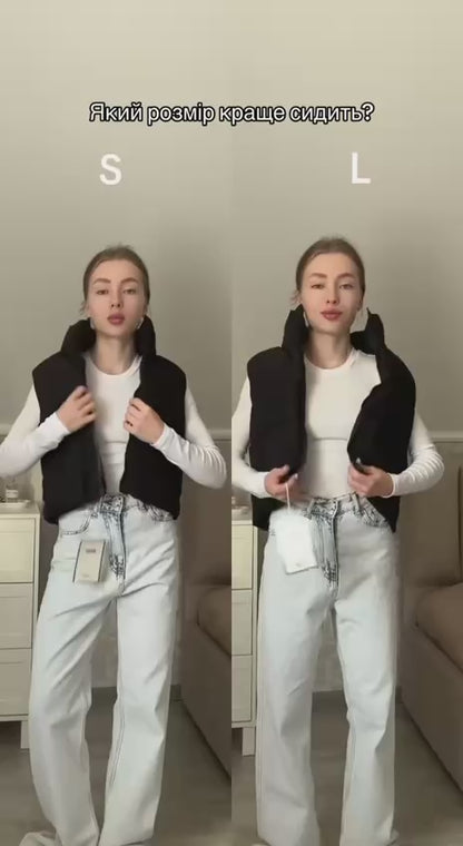Czarna kamizelka