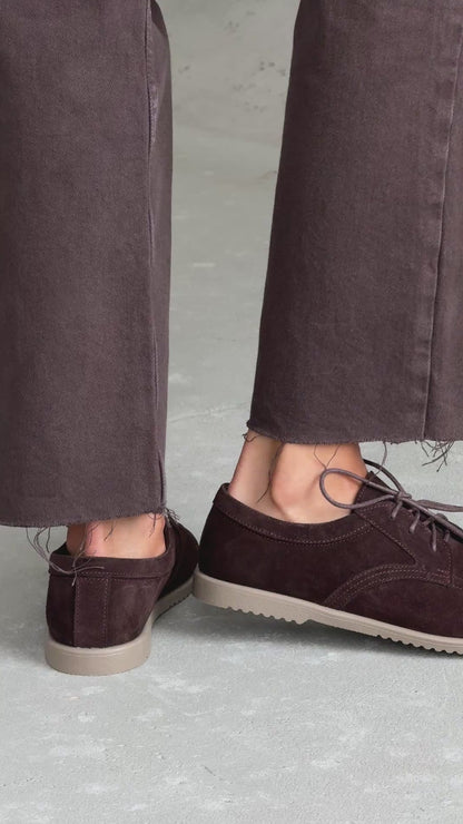Мокасини NikArt barefoot, шоколад