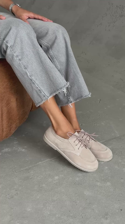 Мокасини NikArt barefoot, бежевий