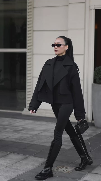 Стильний жакет OVERSIZE з кашеміру