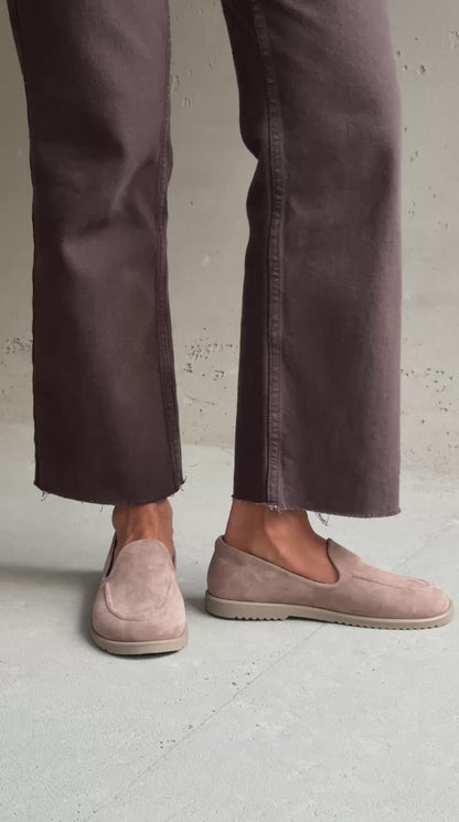 Анатомічні лофери barefoot  ™️ NikArt, бежевий