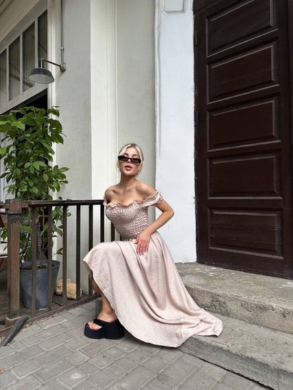 Лляна сукня, MAXI