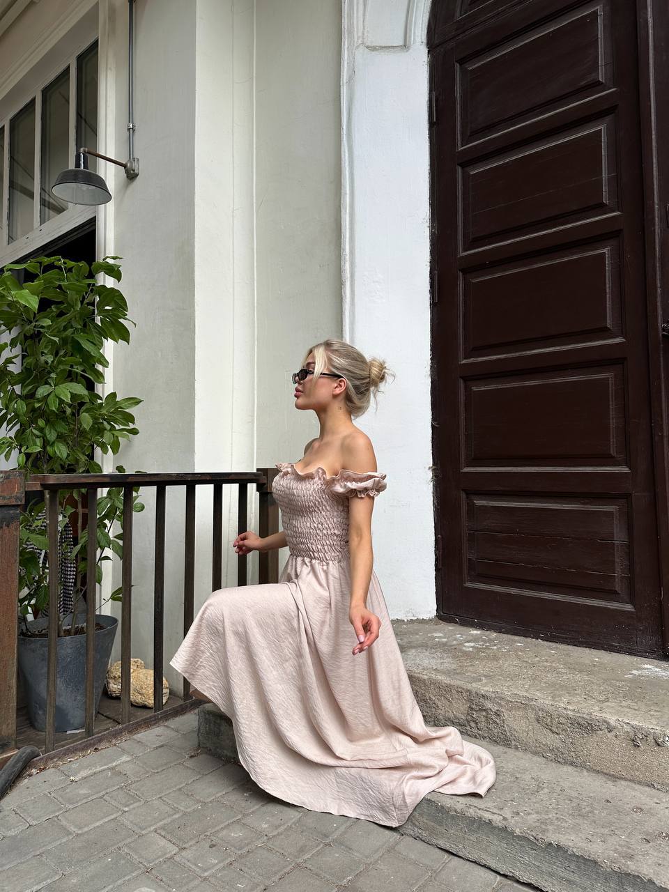 Лляна сукня, MAXI