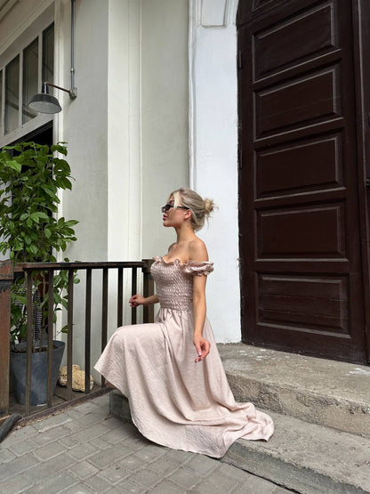 Лляна сукня, MAXI