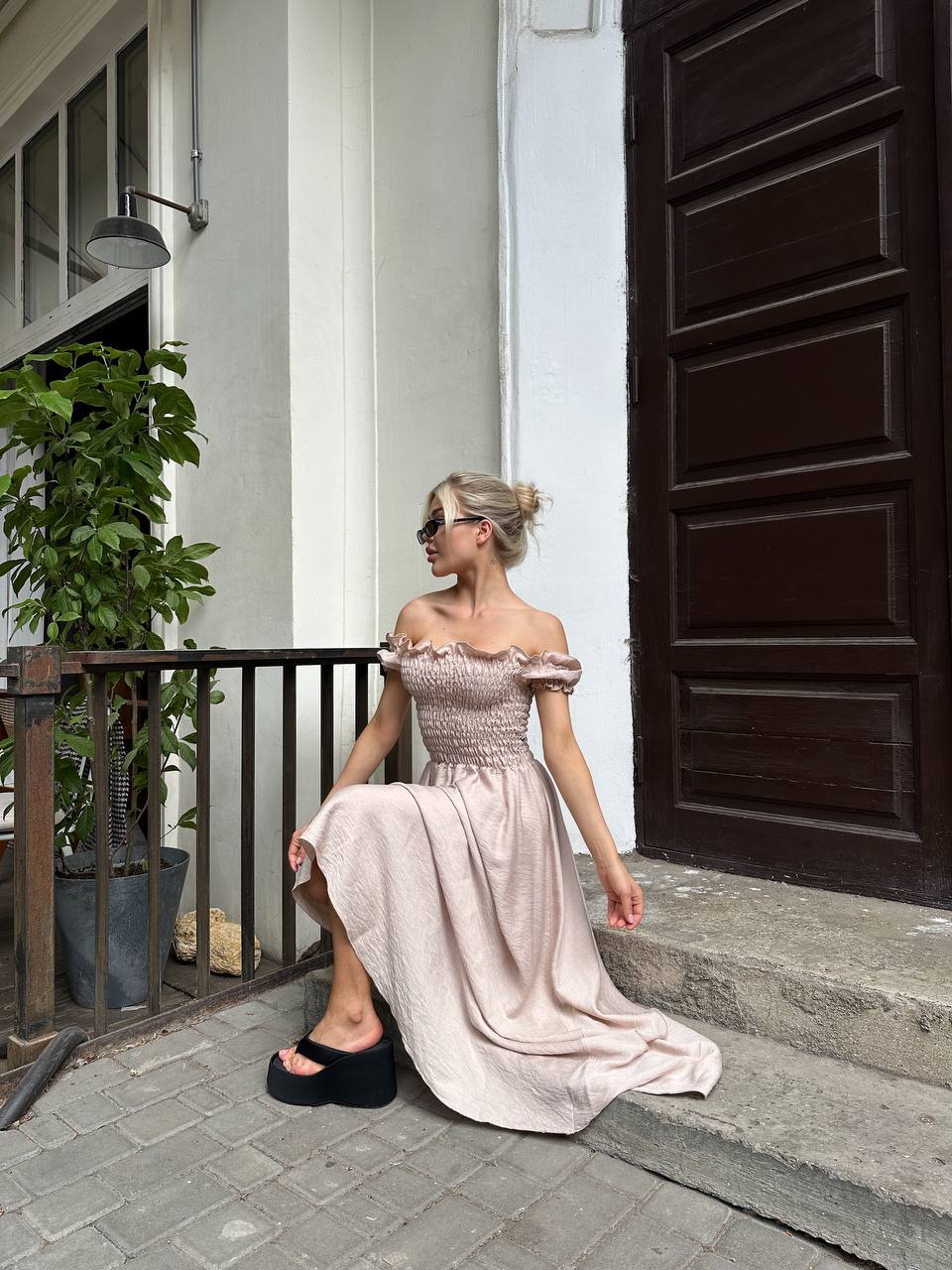Лляна сукня, MAXI