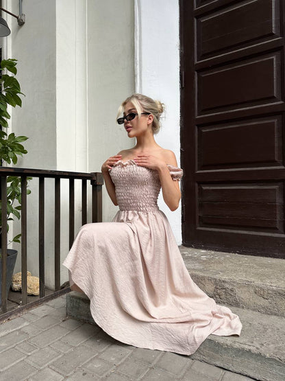 Лляна сукня, MAXI