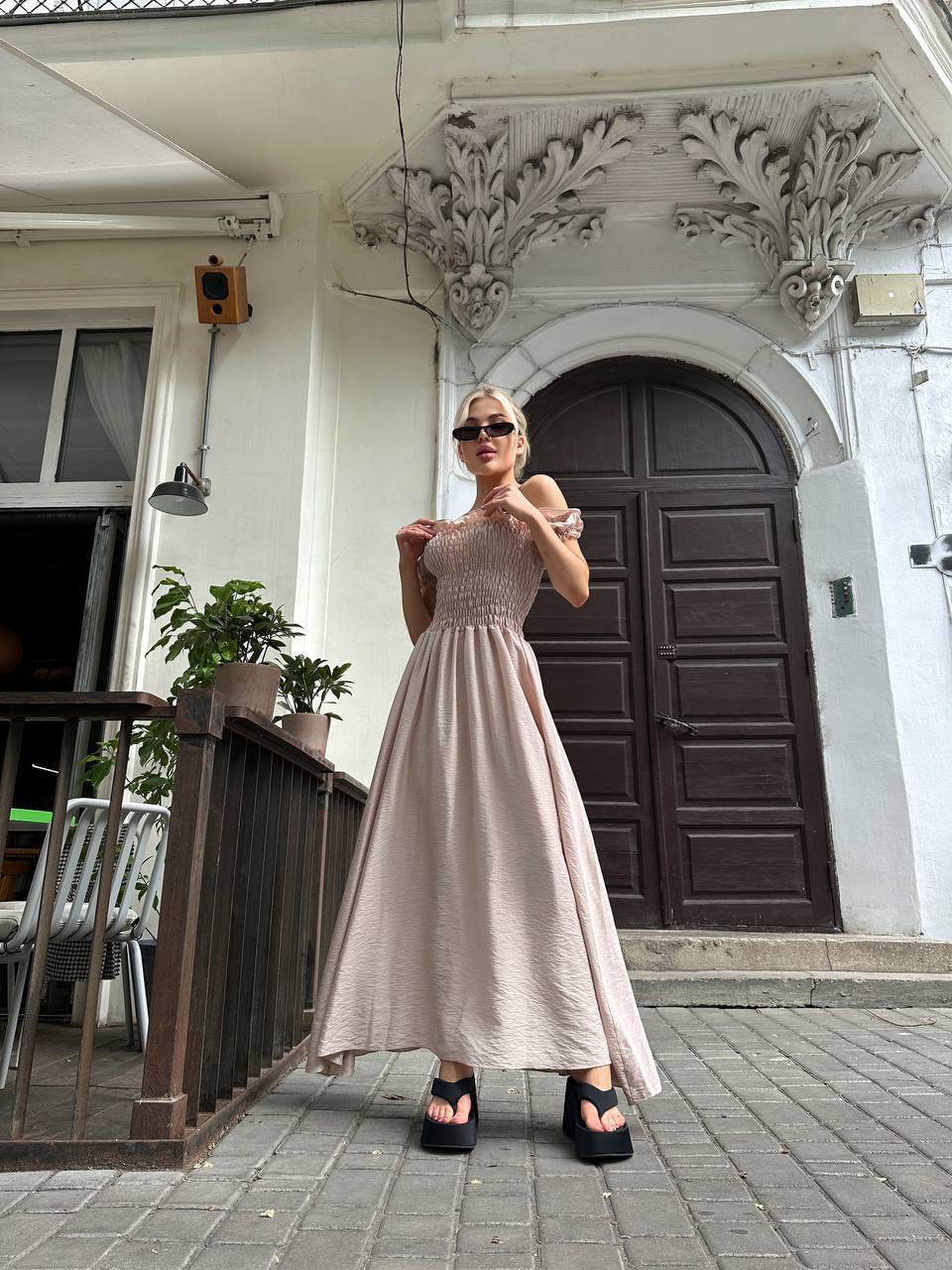 Лляна сукня, MAXI