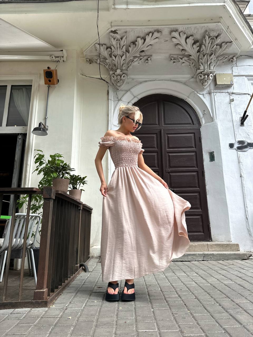 Лляна сукня, MAXI