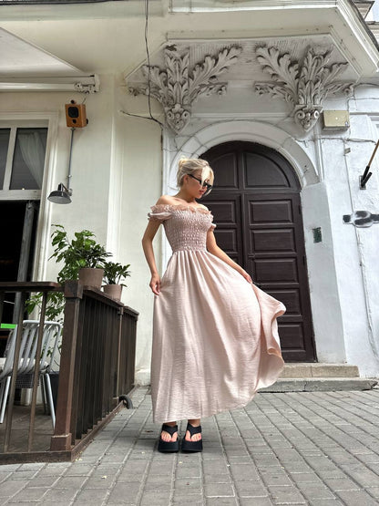 Лляна сукня, MAXI