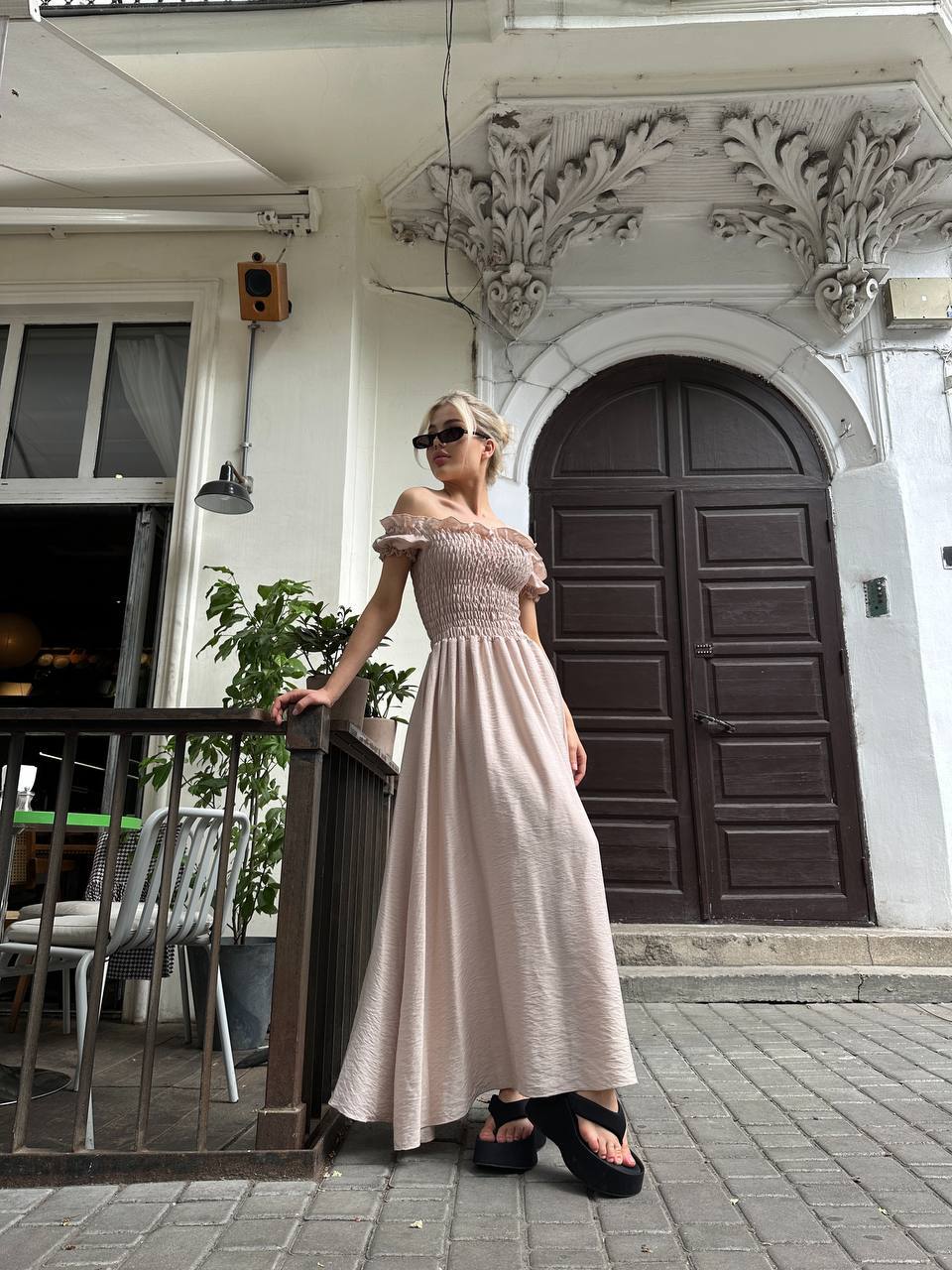 Лляна сукня, MAXI
