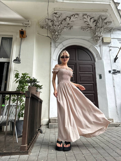 Лляна сукня, MAXI
