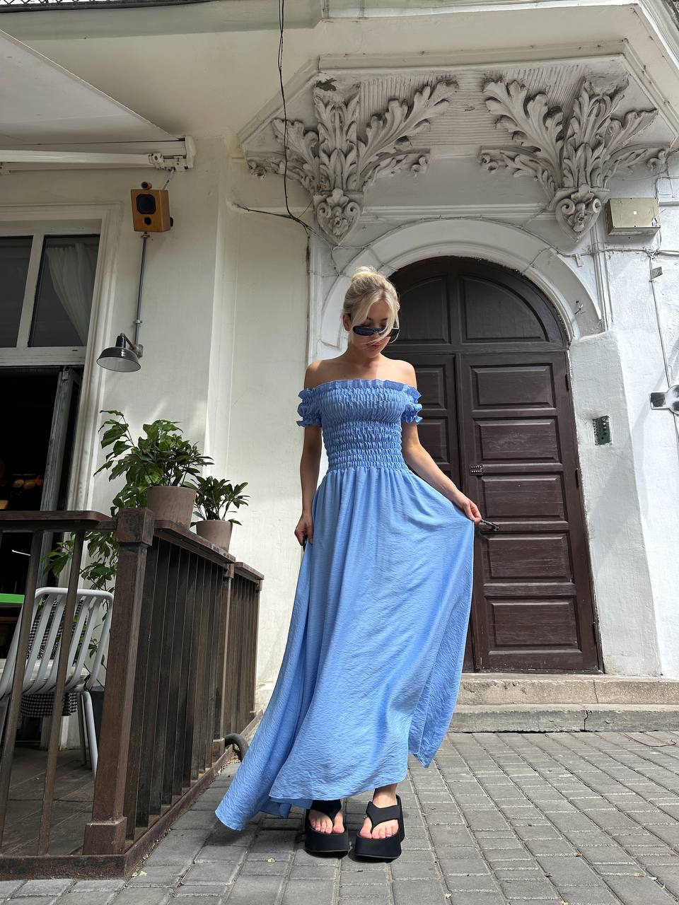 Лляна сукня, MAXI