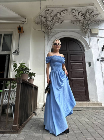 Лляна сукня, MAXI
