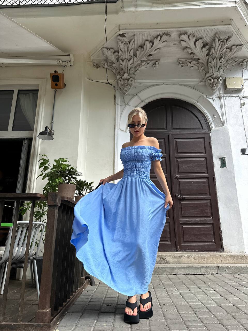 Лляна сукня, MAXI