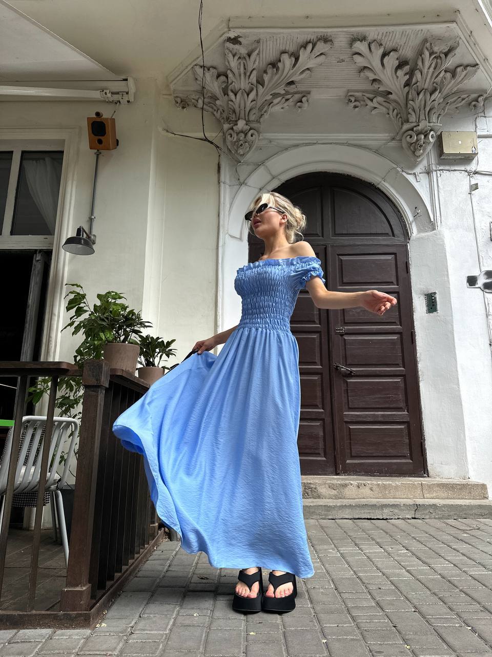 Лляна сукня, MAXI